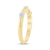 Thumbnail Image 2 of Now + Forever Diamond Quartets Anniversary Ring 1/8 ct tw 10K Yellow Gold