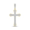 Thumbnail Image 1 of Men's Diamond Cross Charm 1-1/2 ct tw 10K Yellow Gold