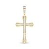 Thumbnail Image 3 of Men's Diamond Cross Charm 1-1/2 ct tw 10K Yellow Gold