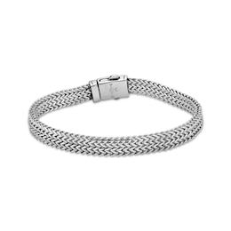 8mm Wheat Chain Bracelet Stainless Steel 8.5"