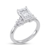 Thumbnail Image 2 of Now + Forever Lab-Grown Diamonds Radiant-Cut Engagement Ring 2-1/4 ct tw 14K White Gold