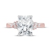 Thumbnail Image 3 of Now + Forever Lab-Grown Diamonds Radiant-Cut Engagement Ring 2-1/4 ct tw 14K Rose Gold