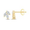 Thumbnail Image 3 of Monique Lhuillier Bliss Marquise-Cut Lab-Grown Diamond Trio Stud Earrings 1/2 ct tw 24K Yellow Gold Vermeil Sterling Silver