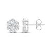 Thumbnail Image 1 of KAY Lab-Grown Diamonds Flower Stud Earrings 1 ct tw Sterling Silver