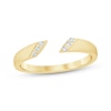 Thumbnail Image 1 of Diamond Trios Deconstructed Fashion Ring 1/20 ct tw 10K Yellow Gold