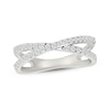 Thumbnail Image 1 of KAY Lab-Grown Diamonds Crossover Ring 1/3 ct tw 10K White Gold