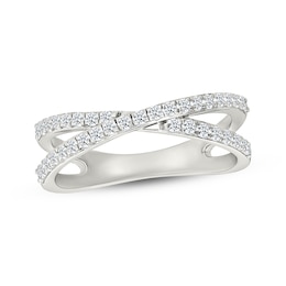 KAY Lab-Grown Diamonds Crossover Ring 1/3 ct tw 10K White Gold