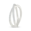 Thumbnail Image 2 of KAY Lab-Grown Diamonds Crossover Ring 1/3 ct tw 10K White Gold
