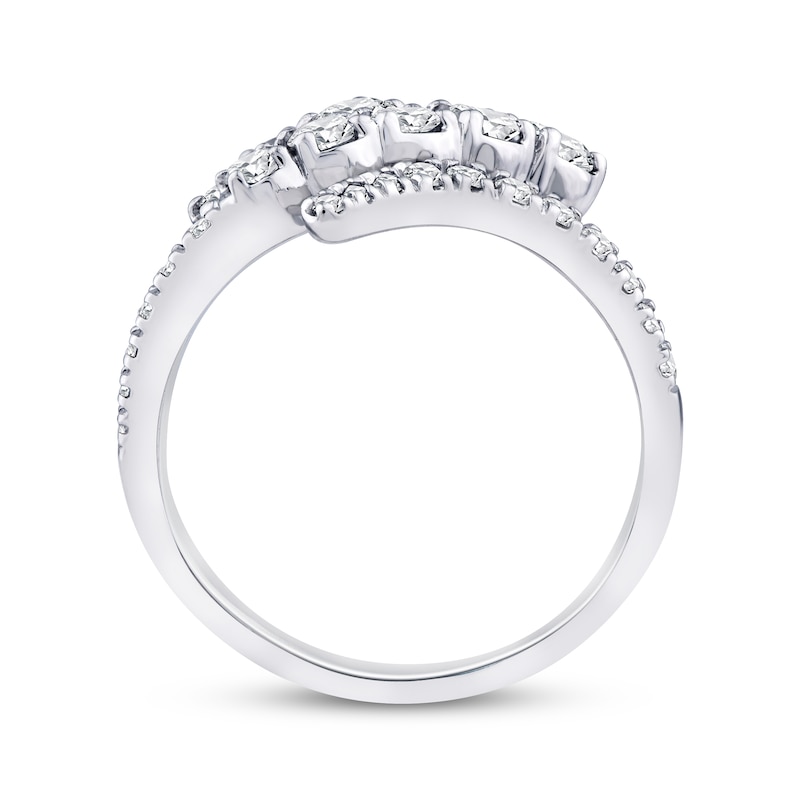 Main Image 3 of KAY Lab-Grown Diamonds Deconstructed Wrap Fashion Ring 1 ct tw 10K White Gold