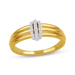 KAY Lab-Grown Diamonds Fashion Ring 1/6 ct tw 10K Yellow Gold