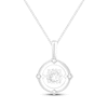 Thumbnail Image 1 of Unstoppable Love Lab-Grown Diamond Necklace 1/3 ct tw Sterling Silver 19"