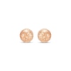 Thumbnail Image 2 of Diamond-Cut Ball Stud Earrings 14K Rose Gold 5mm