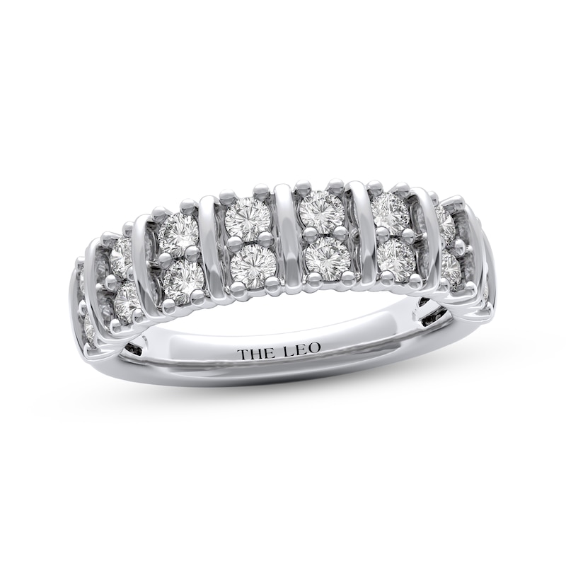 Main Image 1 of THE LEO Diamond Anniversary Ring 3/4 ct tw 14K White Gold