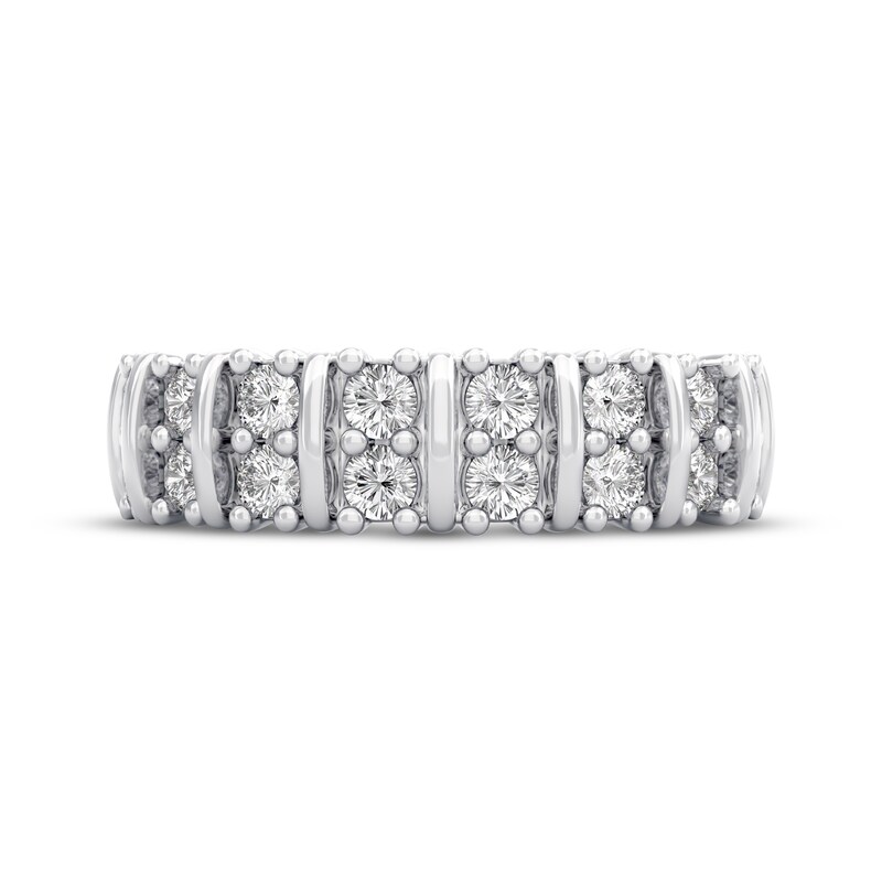 Main Image 3 of THE LEO Diamond Anniversary Ring 3/4 ct tw 14K White Gold