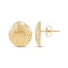 Thumbnail Image 3 of Seashell Stud Earrings 14K Yellow Gold