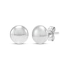Thumbnail Image 1 of Flat Ball Stud Earrings 14K White Gold 5.75mm