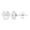 Thumbnail Image 3 of Flat Ball Stud Earrings 14K White Gold 5.75mm