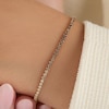 Thumbnail Image 3 of Le Vian Desert Diamonds Chocolate Ombré Tennis Bracelet 1-1/2 ct tw 14K Honey Gold 7"