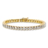 Thumbnail Image 0 of Diamond Bracelet 5 ct tw Round-cut 14K Yellow Gold 7.25"