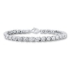 Thumbnail Image 1 of Diamond Bracelet 1/3 ct tw Round-cut Sterling Silver 7.5&quot;
