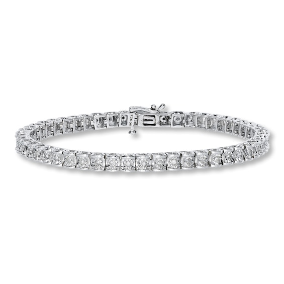 Diamond Bracelet 1/2 ct tw Round-cut Sterling Silver | Kay