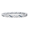 Thumbnail Image 0 of Infinity Symbol Bracelet Diamond Accents Sterling Silver