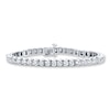 Thumbnail Image 1 of Diamond Tennis Bracelet 4 ct tw Round-cut 14K White Gold