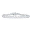 Thumbnail Image 1 of Diamond Tennis Bracelet 1 ct tw Round-cut 10K White Gold