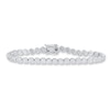 Thumbnail Image 0 of Diamond Tennis Bracelet 1 ct tw Round-cut 10K White Gold