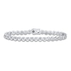 Thumbnail Image 1 of Diamond Tennis Bracelet 1/2 ct tw Round-cut 10K White Gold