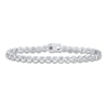 Thumbnail Image 0 of Diamond Tennis Bracelet 1/2 ct tw Round-cut 10K White Gold