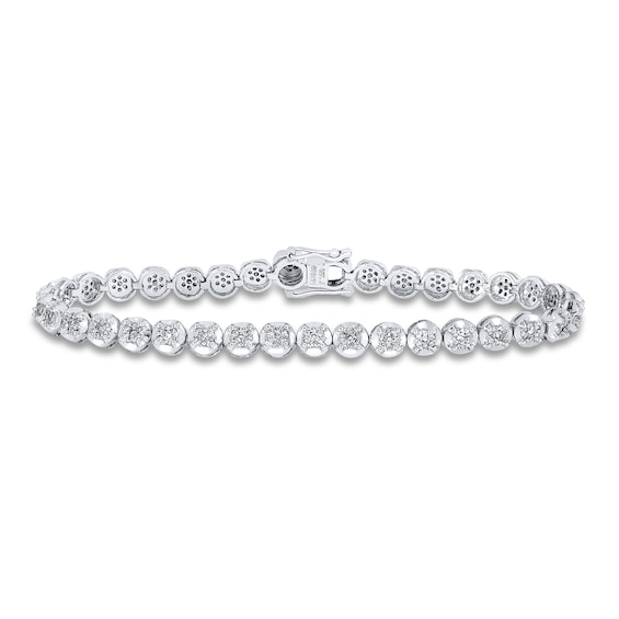 Diamond Tennis Bracelet 1/2 ct tw Round-cut 10K White Gold