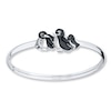 Thumbnail Image 0 of Penguin Family Bracelet Diamond Accents Sterling Silver