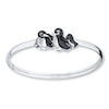 Thumbnail Image 1 of Penguin Family Bracelet Diamond Accents Sterling Silver