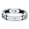 Thumbnail Image 0 of Men's Dad Bracelet 1/10 ct tw Diamonds Stainless Steel