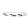 Thumbnail Image 1 of Diamond Bangle 1/4 ct tw Black/White Sterling Silver