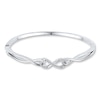 Thumbnail Image 0 of Diamond Infinity Bracelet 1/10 ct tw Round-cut Sterling Silver