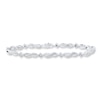 Thumbnail Image 1 of Infinity Bracelet Diamond Accents Sterling Silver 7.25&quot;