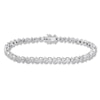 Thumbnail Image 1 of Diamond Bracelet 1/4 ct tw Round-cut Sterling Silver