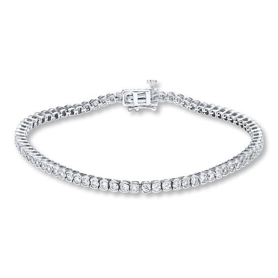 Diamond Bracelet 2 Carats tw 14K White Gold | Kay