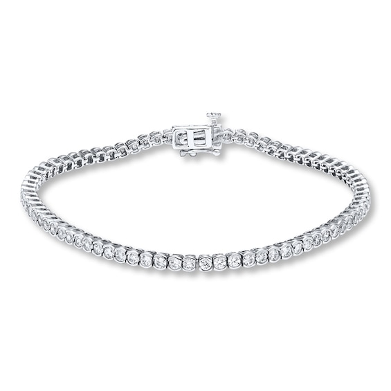 Diamond Bracelet 2 Carats tw 14K White Gold