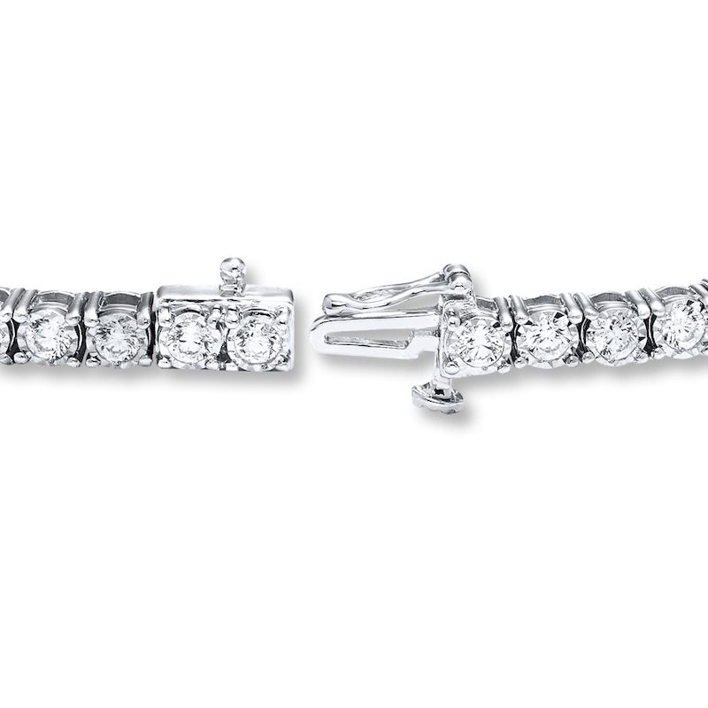 Main Image 2 of Diamond Bracelet 2 Carats tw 14K White Gold