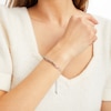 Thumbnail Image 2 of Mom Bolo Bracelet Diamond Accents Sterling Silver & 10K Rose Gold
