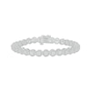 Thumbnail Image 1 of Diamond Bracelet 1 ct tw Round-cut 10K White Gold 7.25&quot;