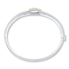 Thumbnail Image 3 of Bangle Bracelet 1/5 ct tw Diamonds Sterling Silver & 10K Yellow Gold