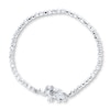 Thumbnail Image 2 of Elephant Bracelet Diamond Accent Sterling Silver 7&quot;