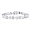 Thumbnail Image 1 of Diamond Heart Bracelet Sterling Silver