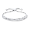 Thumbnail Image 0 of Diamond Bolo Bracelet 1/5 ct tw Round-cut Sterling Silver