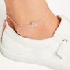 Thumbnail Image 2 of Diamond Paw Anklet 1/15 ct tw Round-cut Sterling Silver