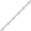 Diamond Bracelet 1/5 Carat tw Sterling Silver 7.25"